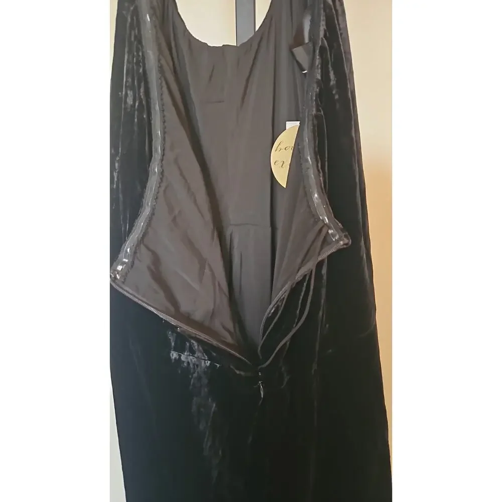 NICOLE MILLER - Velvet dress with neckline on the back - Picture 6 of 7